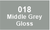 018CF Middle Grey Gloss 018CF Middle Grey Gloss