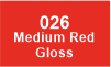 026CF Medium Red Gloss 026CF Medium Red Gloss