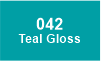 042CF Teal Gloss 042CF Teal Gloss