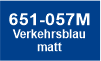 057M Verkehrsblau matt 057M Verkehrsblau matt