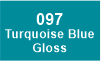 097CF Turquoise Blue Gloss 097CF Turquoise Blue Gloss