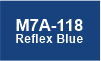 M7A-118 Reflex Blue M7A-118 Reflex Blue