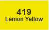 419 Lemon Yellow 419 Lemon Yellow