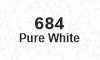 684 Pure White Glitter 684 Pure White Glitter