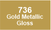 736 Gold Metallic 736 Gold Metallic