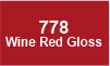 778 Wine Red 778 Wine Red