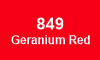 849 Geranium Red