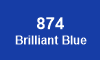 874 Brillant Blue