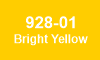 928-01 Bright Yellow 928-01 Bright Yellow