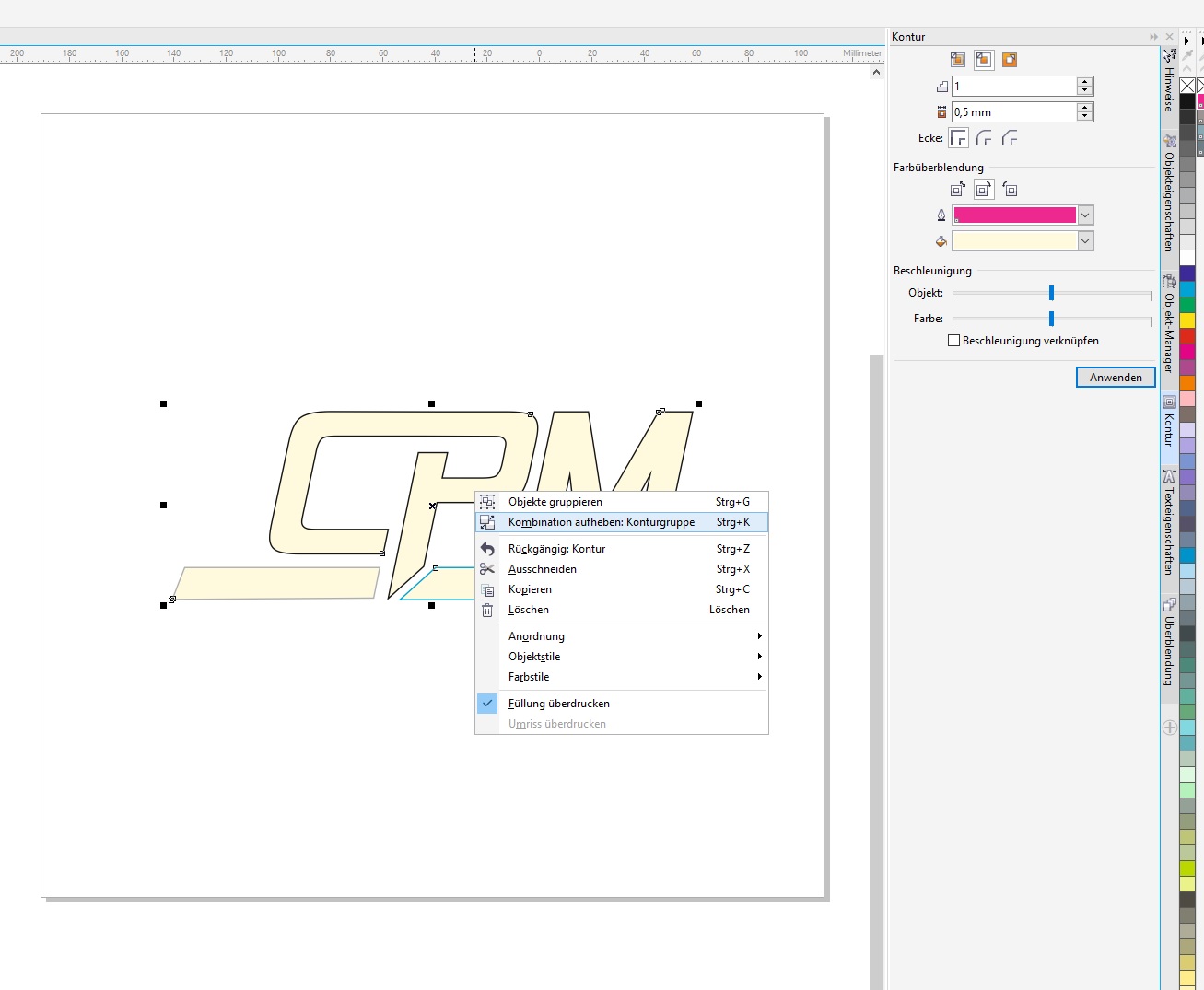 Coreldraw X8 Cutcontour: Corel Draw Schnittkontur Anleitung – NCRS