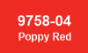 9758-04 Poppy Red 9758-04 Poppy Red