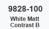 9828-100 White matt 9828-100 White matt