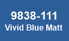9838-111 Vivid blue matt 9838-111 Vivid blue matt
