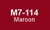 114 Maroon 114 Maroon