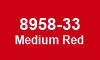 8958-33 Medium Red